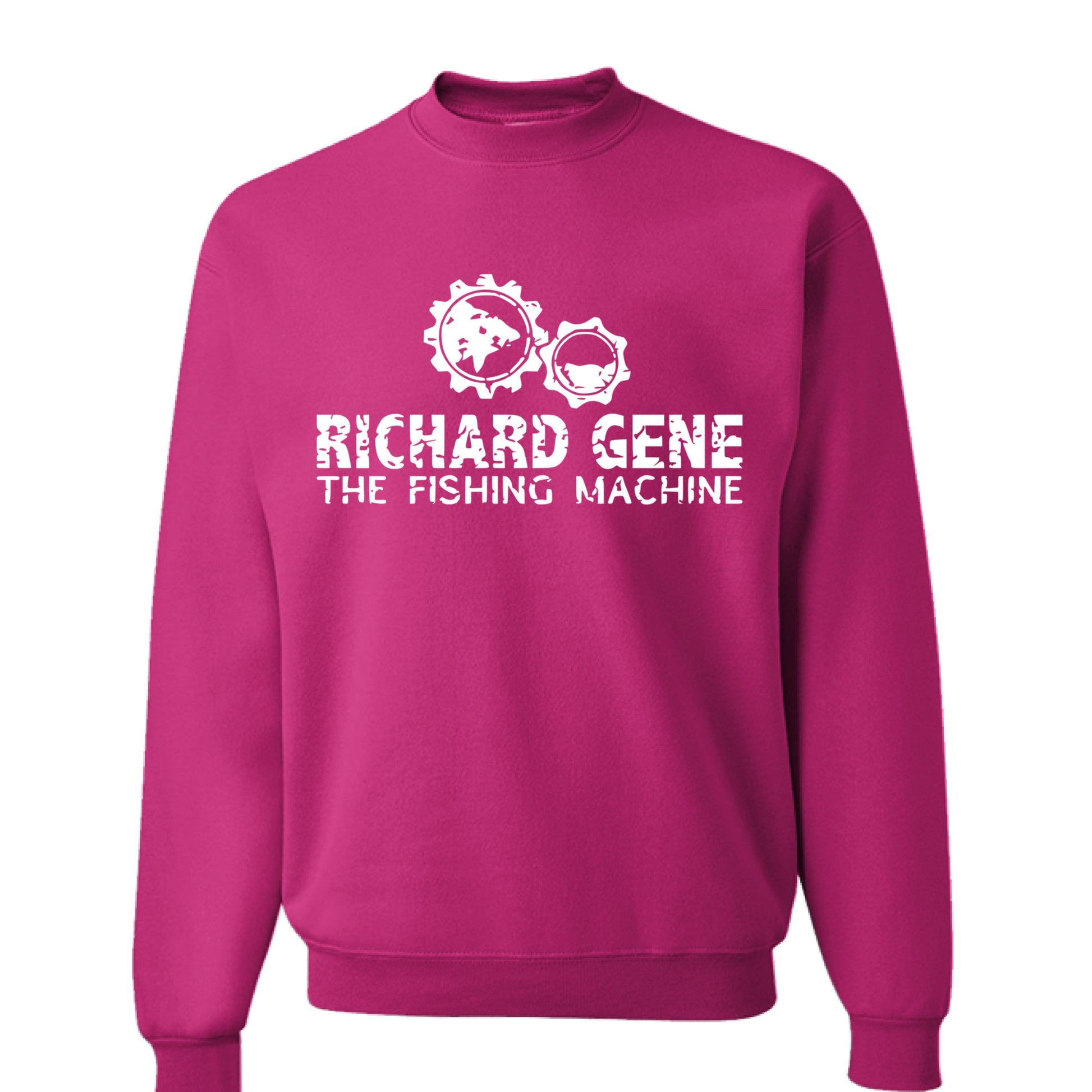 Richard Gene Gear Crew Neck Sweatshirt (14 Colors) – Richard Gene The Fishing Machine